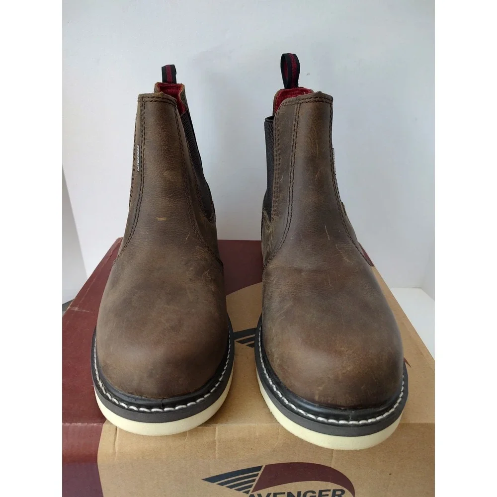 Avenger Works Boots NIB Mens A7510 Wedge‎ Romeo Soft toe 12 No Tags